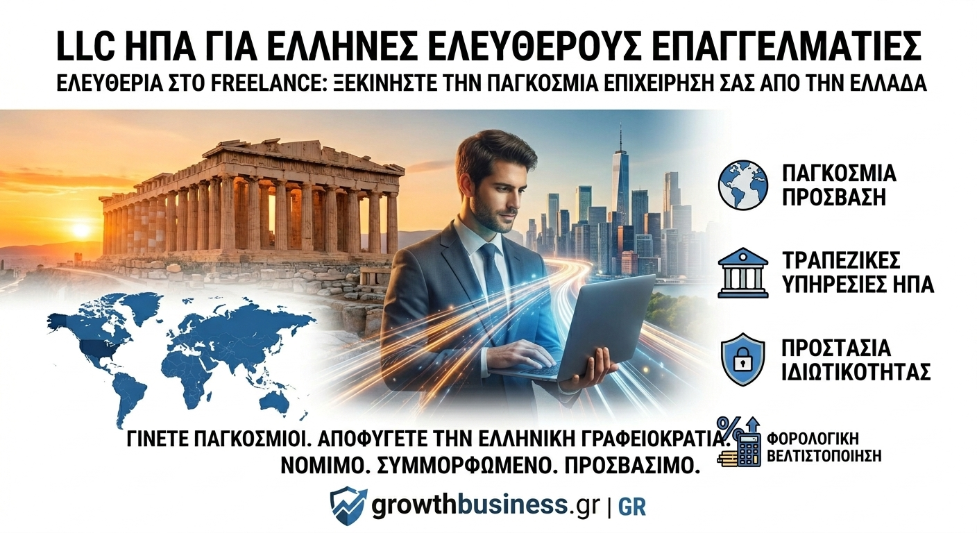 Ίδρυση LLC στις ΗΠΑ για Υπηρεσίες Εξ' Αποστάσεως