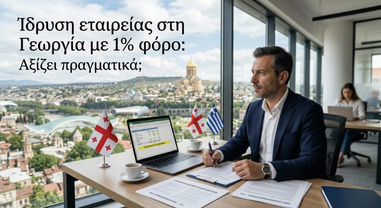 Ίδρυση εταιρείας στη Γεωργία με 1% φόρο: Αξίζει πραγματικά;